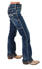 Cowgirl Tuff Flannel Carpenter Jean