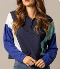 Kimes Ranch Cami 1/4 Zip L/S Crop Top Women's