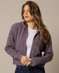 Kimes Ranch Shelly Hoodie Full Zip Crop Women's