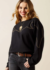 Ariat Women's Hickory Black Swtshirt 10065946