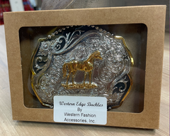 Western Edge Buckles Horse TBB4000SH