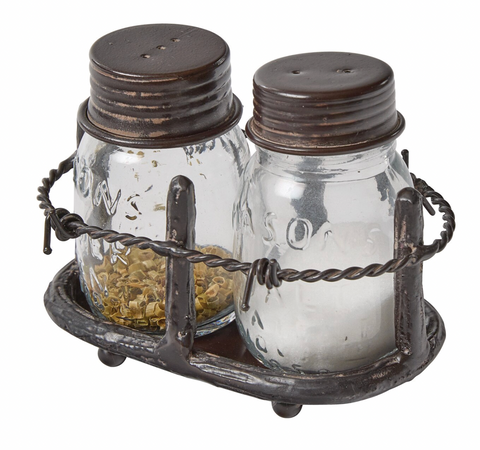 Park Designs Barbed Wire Salt & Pepper Shaker 8599-484