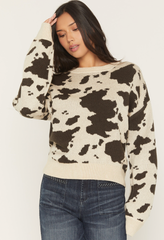 Rock & Roll Crop Sweater Women's BW32T07824