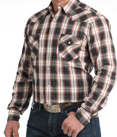 Cinch Modern Fit Snap Up L/S Shirt Men's MTW1303100