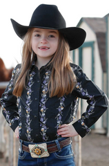 Cruel Girls Snap Up L/S Shirt Girl's CTW8040014