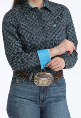 Cinch Button Up L/S Shirt Women's MSW9164261