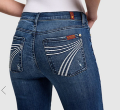 7 For All Mankind DOJO Lake Blue Wash  7U115Y44-XOS