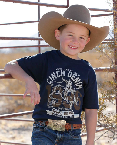 Cinch Navy T-Shirt Boys MTT7670174
