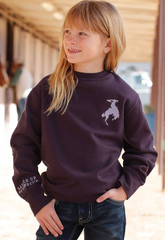 Cruel Girl Purple Crewneck Girls CWK8002005