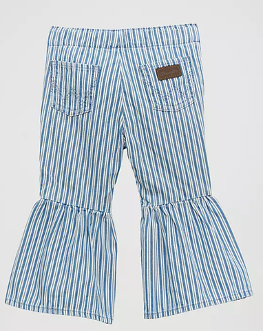 Wrangler Print Ruffle Flare Jean Girl's 112375231