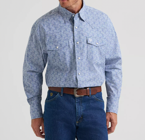 Wrangler George Strait Snap Up L/S Shirt Men's