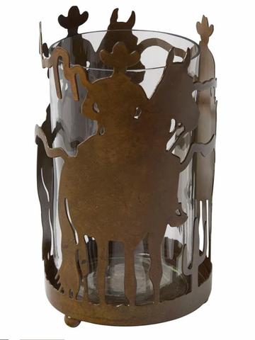 Park Designs cowboy pillar holder