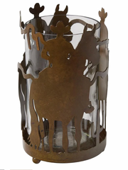 Park Designs cowboy pillar holder