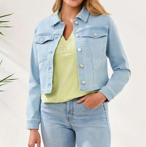 Tribal Jeans Denim Jean Jacket Women's