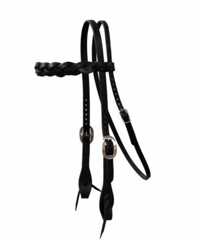 Professional's Choice Infinity Braid 3/4" Browband Headstall 5057BLA