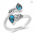 Montana Silversmiths Wrap Ring Floral Ancestors
