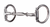 Professional's Choice D Ring Three Piece Snaffle Bit PCB-98A