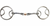 Professional's Choice EQ Fixed O Ring Smooth Dogbone Bit EQB-831