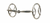 Professional's Choice EQ Fixed O Ring Smooth Snaffle Bit EQB-830