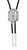 Montana Silversmiths Bolo Tie Silver Aztec