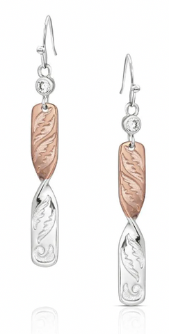 Montana Silversmiths Earrings Flatland Twister