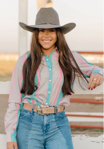 Sterling Kreek I Always Wanted To Button Up Shirt Women's