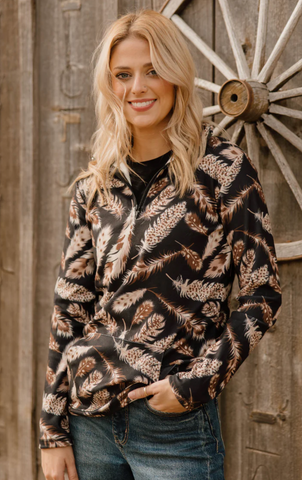 Sterling Kreek Feathered Grace Pullover Women's