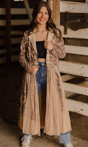 Sterling Kreek The Tooled Loretta Duster Women's