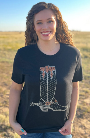 Sterling Kreek Knockin Boots T-Shirt Women's