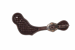 Professional's Choice Chocolate Carapace Spur Straps Men's 3P9106