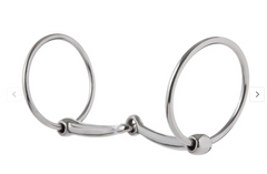 Weaver Draft Bit 6" Snaffle Mouth Polished Stainless Steel 25-4754