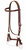 Weaver Deluxe Latigo Leather Side Pull Single Rope 10-0294