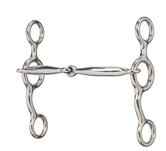 Weaver All Purpose Bit with 5" Sweet Iron Smooth Snaffle Mouth 25-1888