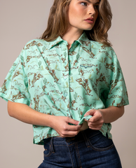 Kimes Ranch Rancherro Button Up S/S Shirt Women's
