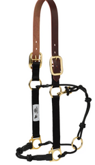Weaver Kalley Krickeberg Breakaway Horseman's Leather & Rope Combination Horse Halter 35055-50-00