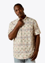 Ariat Printed Ventek Outbound S/S Button Up Shirt Men's