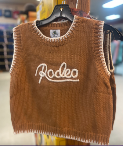 Turquoise Heaven Knitted Rodeo Vest Women's