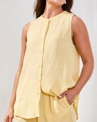 Tribal Jeans Sleeveless Blouse Women's