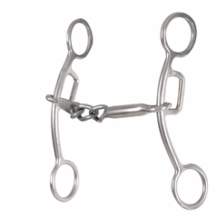 Classic Equine Carol Goosetree Delight Shank Gag  Barrel Bit GTDBIT31