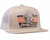 Lazy J Ranch Tan & White Texas Rust Classic Rope Trucker Hat