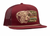 Lazy J Ranch Maroon Redford Classic Rope Trucker Hat