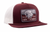 Lazy J Ranch Maroon & White Red Rock Classic Rope Trucker