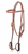 Martin Saddlery Headstall and Diamond Draw Barrel Bit Copper Lifesaver HBDDB323