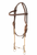 Loomis Browband Headstall and Draw Gag Bit with Smooth Bar HBLGR17