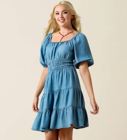 Ariat Juliet Light Wash Indigo Dress