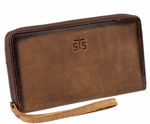 STS Ranchwear Cowhide Bentley Wallet STS60379