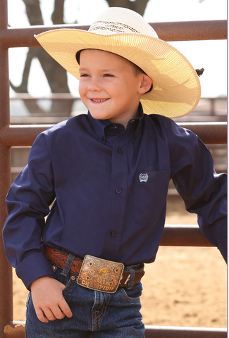 Cinch Button Up L/S Shirt Boy’s