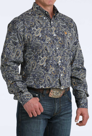 Cinch Button Up L/S Shirt Men's