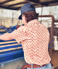 Red Dirt Cowboy Polo S/S Shirt Men's