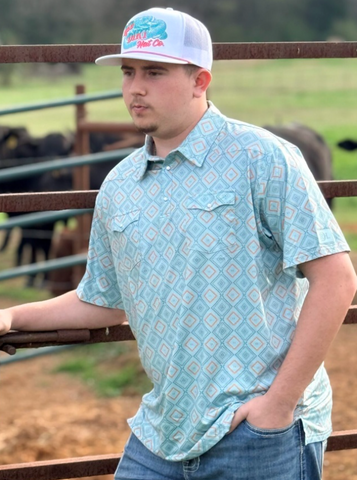 Red Dirt Cowboy Polo S/S Shirt Men’s